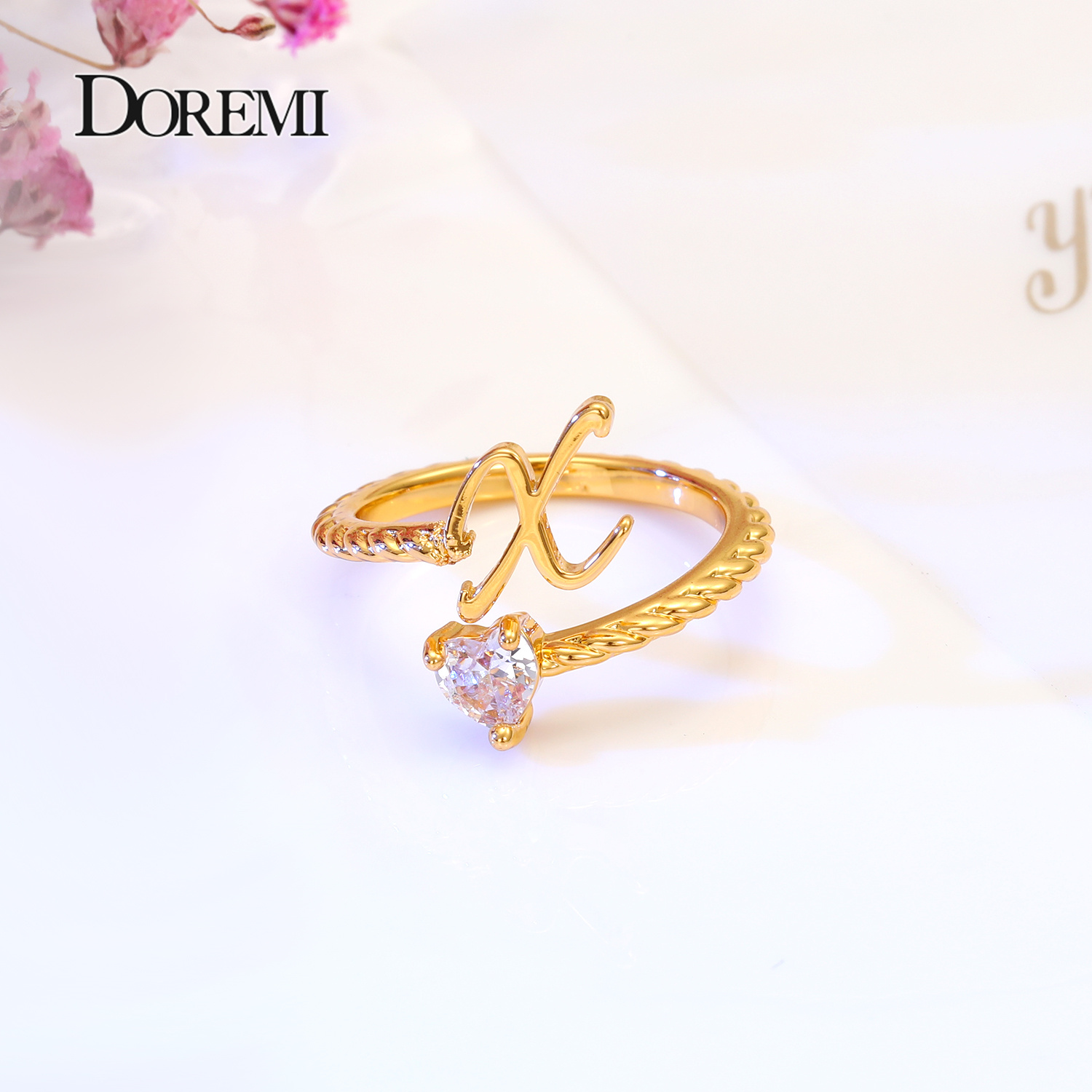 Wedding Z - Cincin Lateefah yang dapat disesuaikan, hadiah