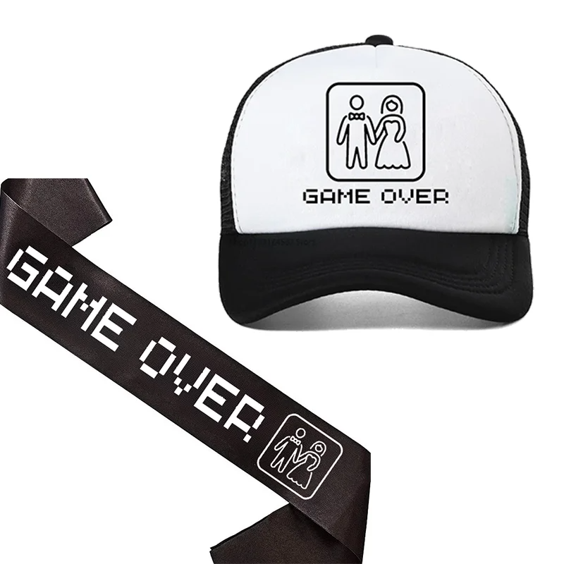 Bride Tribe Sash - Topi Sash Game Over untuk Calon