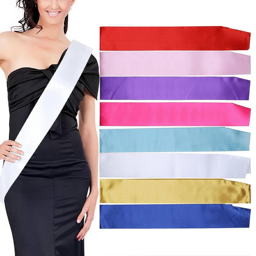Bride Tribe Sash - Selempang pesta pernikahan kosong tim Pancuran