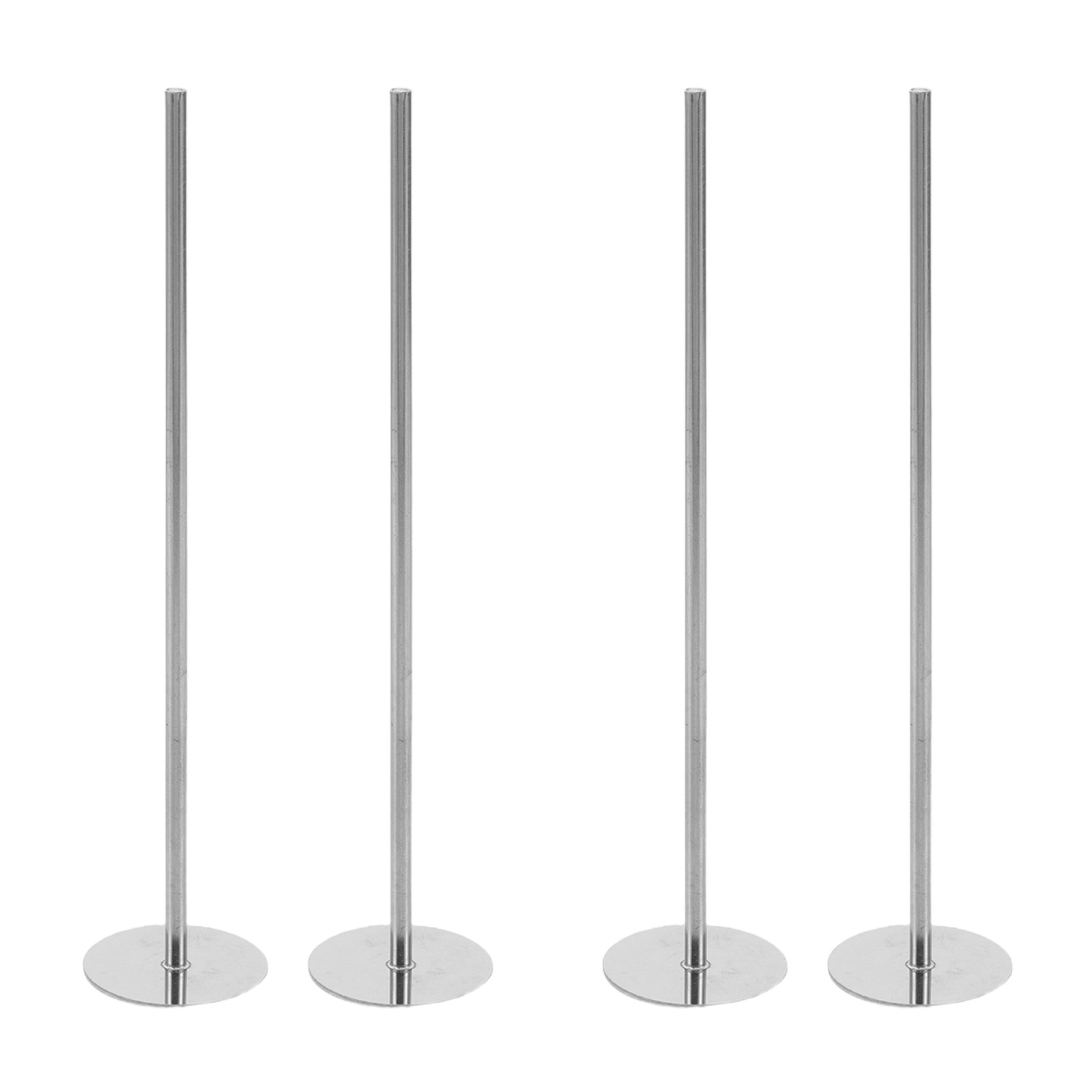 Wedding Support - 4Pcs Batang Penyangga Kue Stainless Steel,