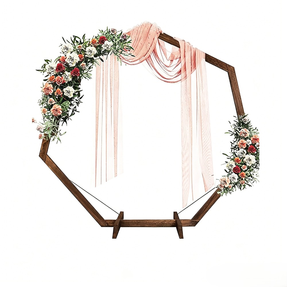 Rangka Gapura Pernikahan Kayu  - Wedding Support ulasan dan harga