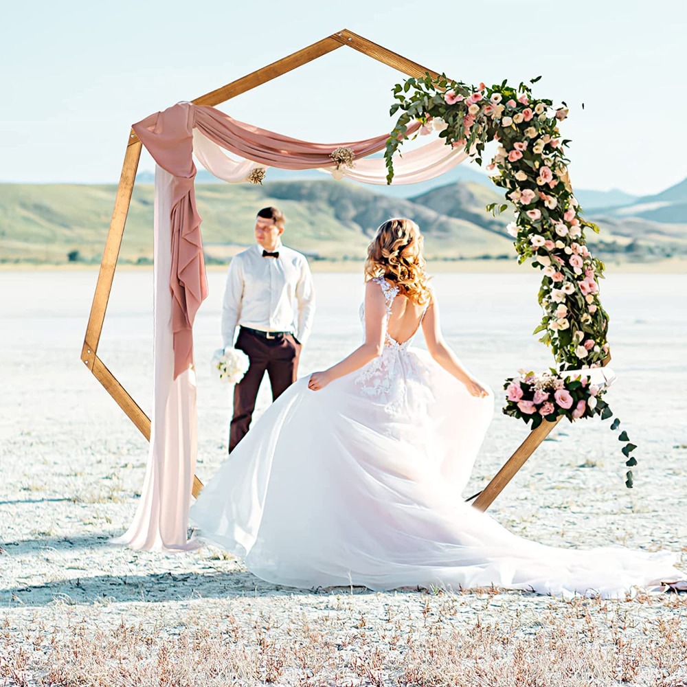 Rangka Gapura Pernikahan Kayu  - Wedding Support ulasan dan harga