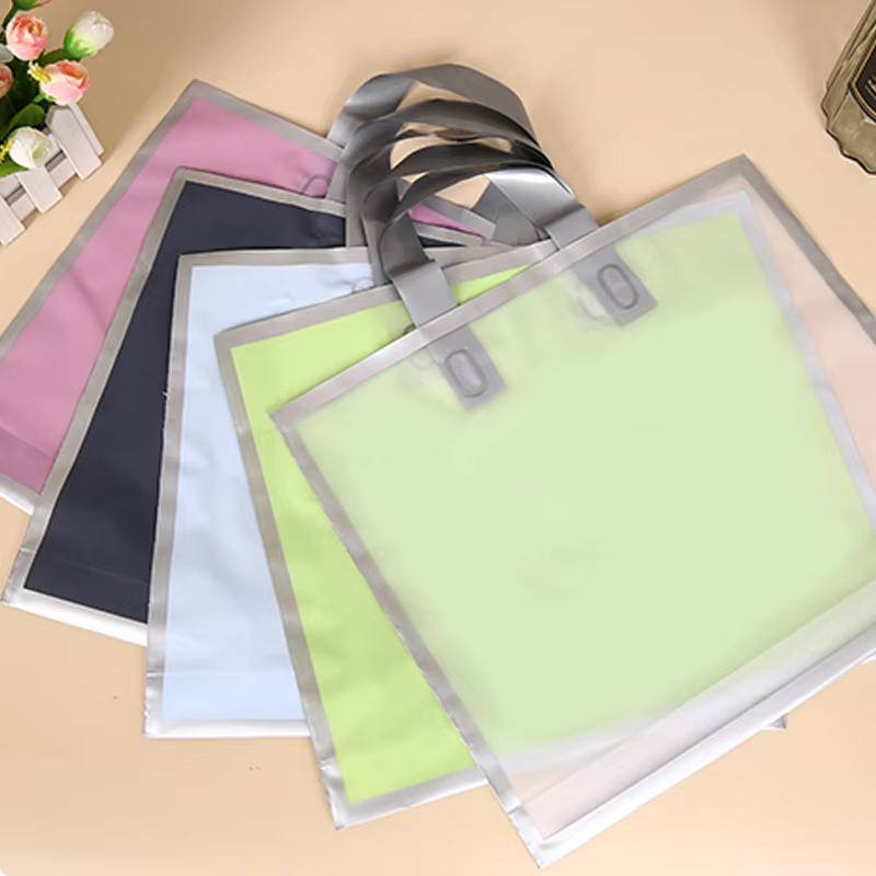 50Pcs Tas belanja tangan frost - The Wedding Supply Store ulasan dan harga