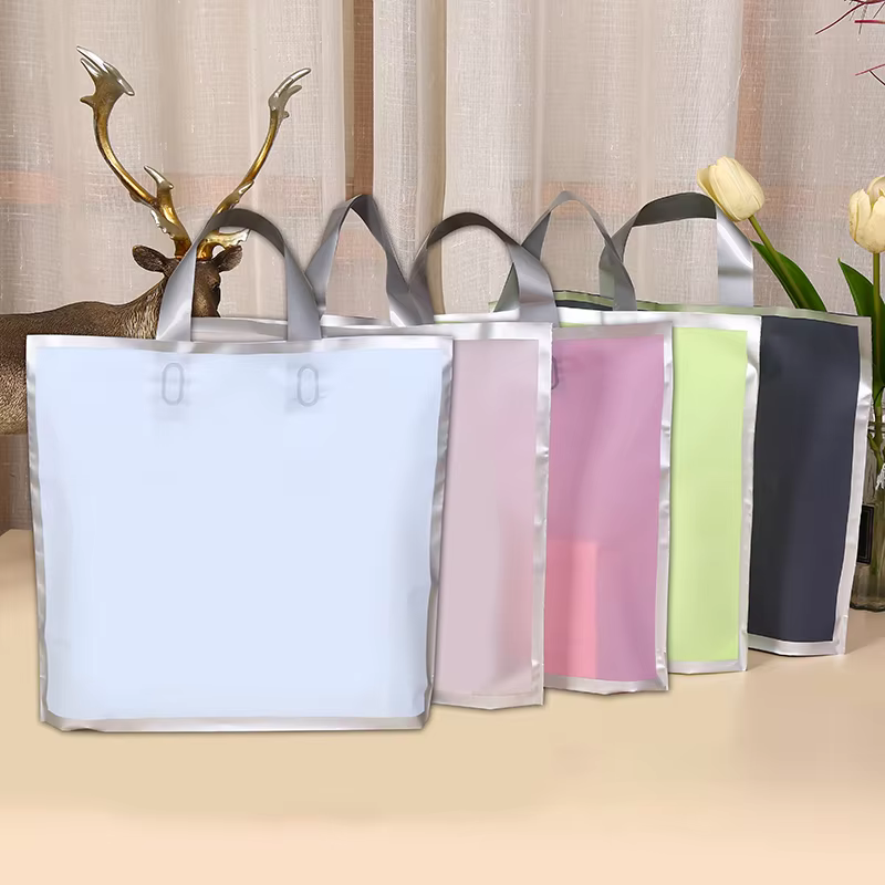 50Pcs Tas belanja tangan frost - The Wedding Supply Store ulasan dan harga