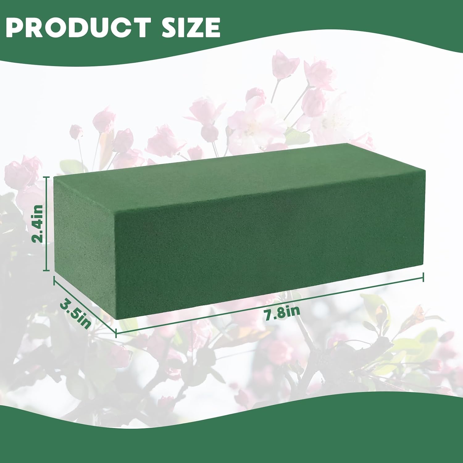72 Buah Blok Busa Bunga, Busa  - Wedding Floral Supply ulasan dan harga