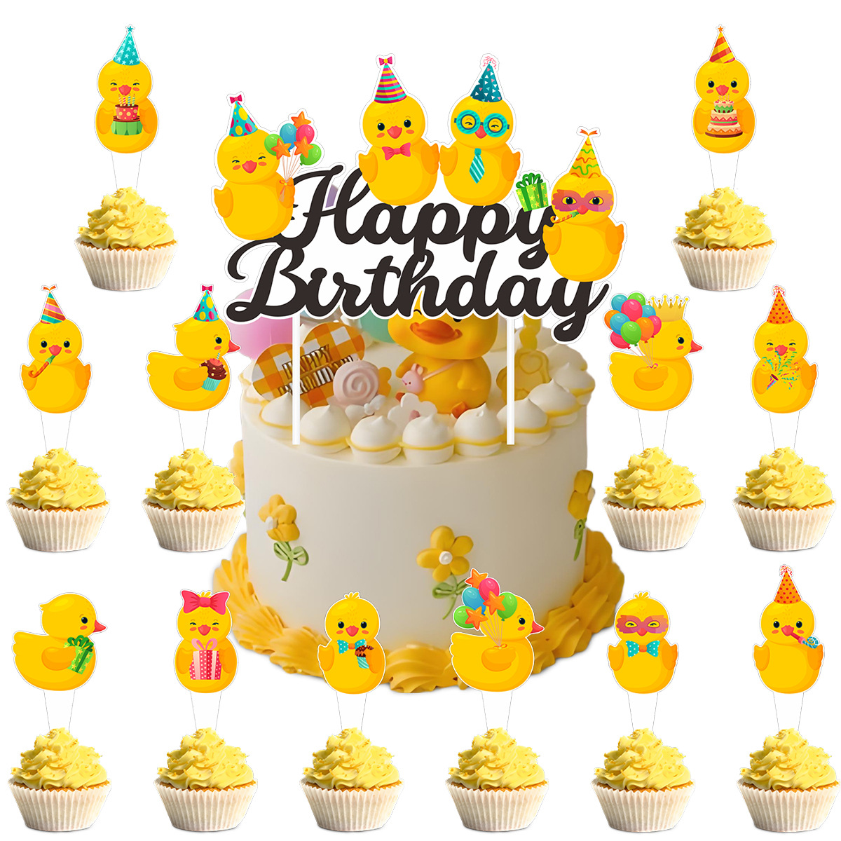 Hiasan Kue Ulang Tahun Tema Be - Confetti Balloon Set ulasan dan harga