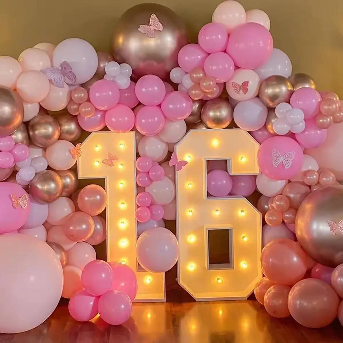 Lampu LED Angka Raksasa untuk  - Confetti Balloon Set ulasan dan harga