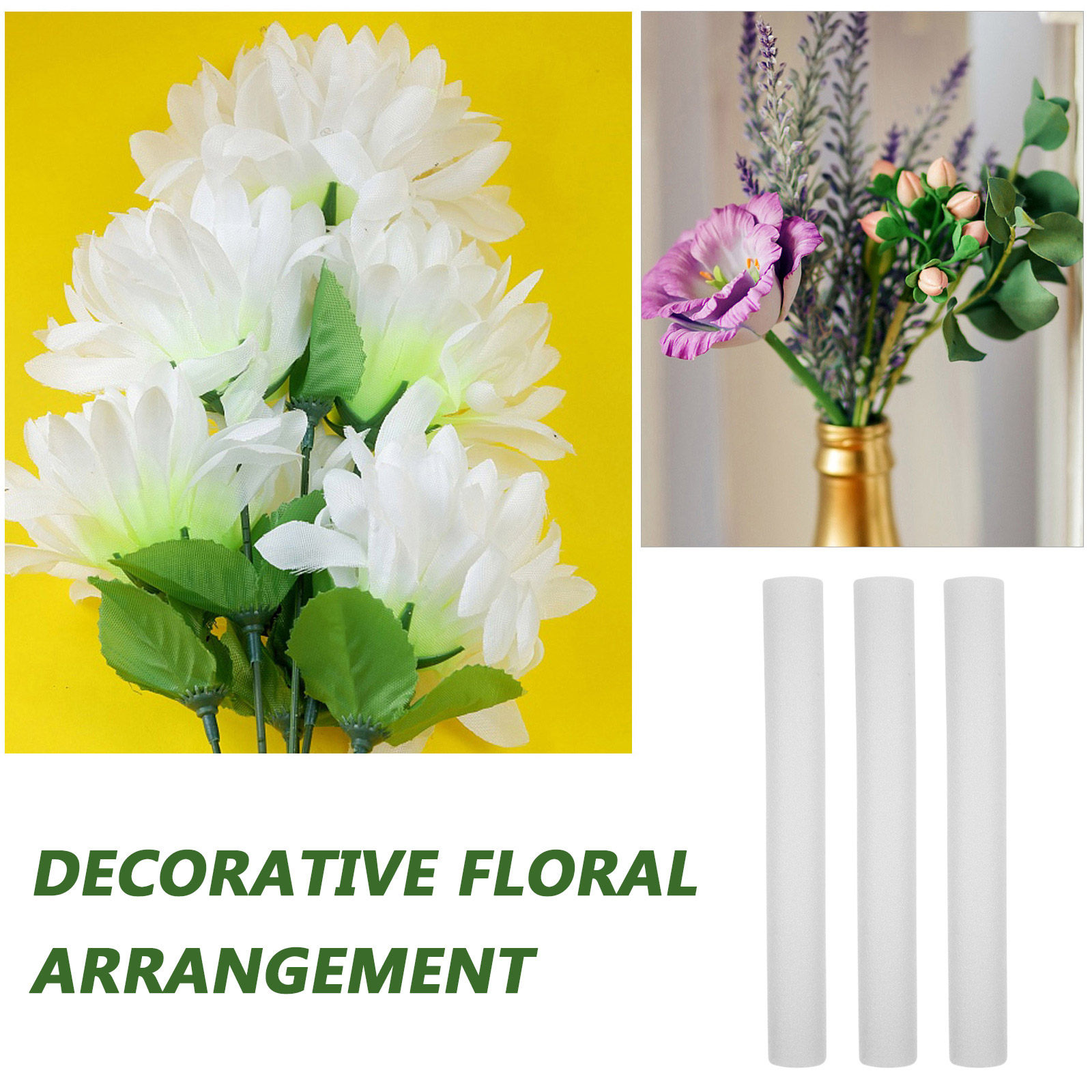7 Buah Batang Busa Bunga 40Cm, - Wedding Floral Supply ulasan dan harga