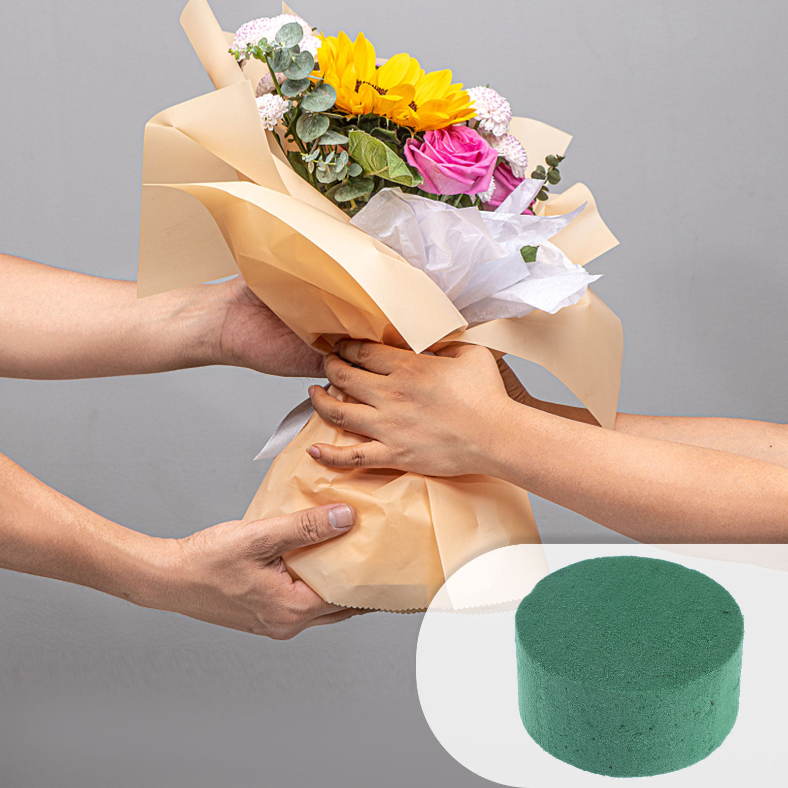 8 Buah Batang Bunga Bulat Berb - Wedding Floral Supply ulasan dan harga