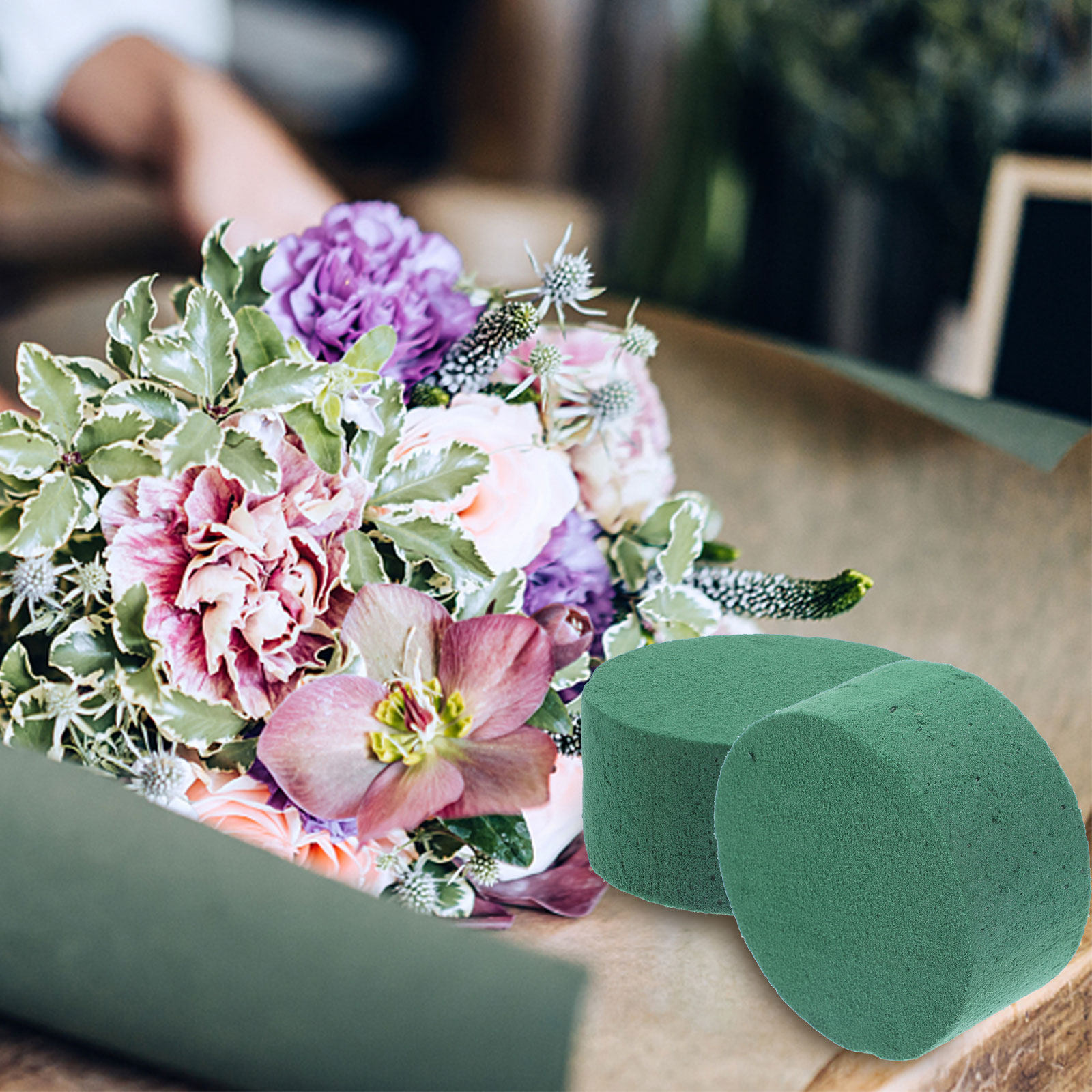 8 Buah Batang Bunga Bulat Berb - Wedding Floral Supply ulasan dan harga