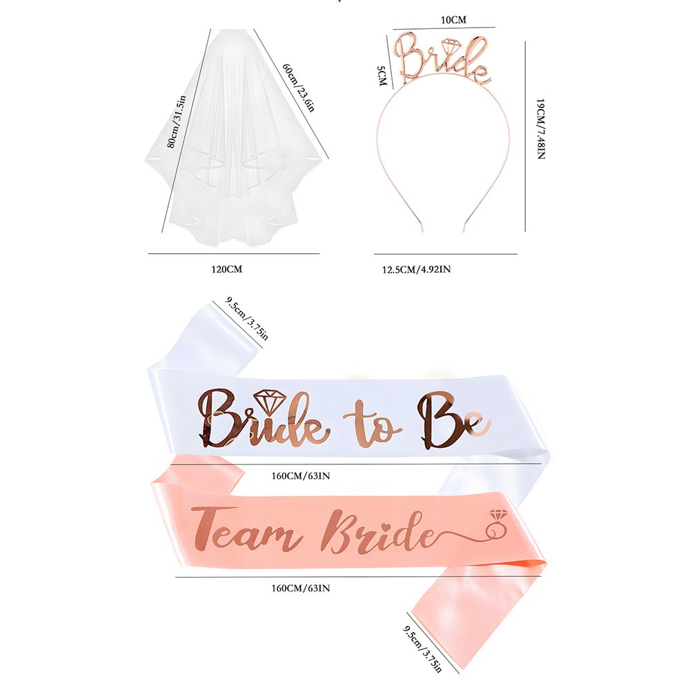 Set Perlengkapan Pesta Lajang  - Bride Tribe Sash ulasan dan harga