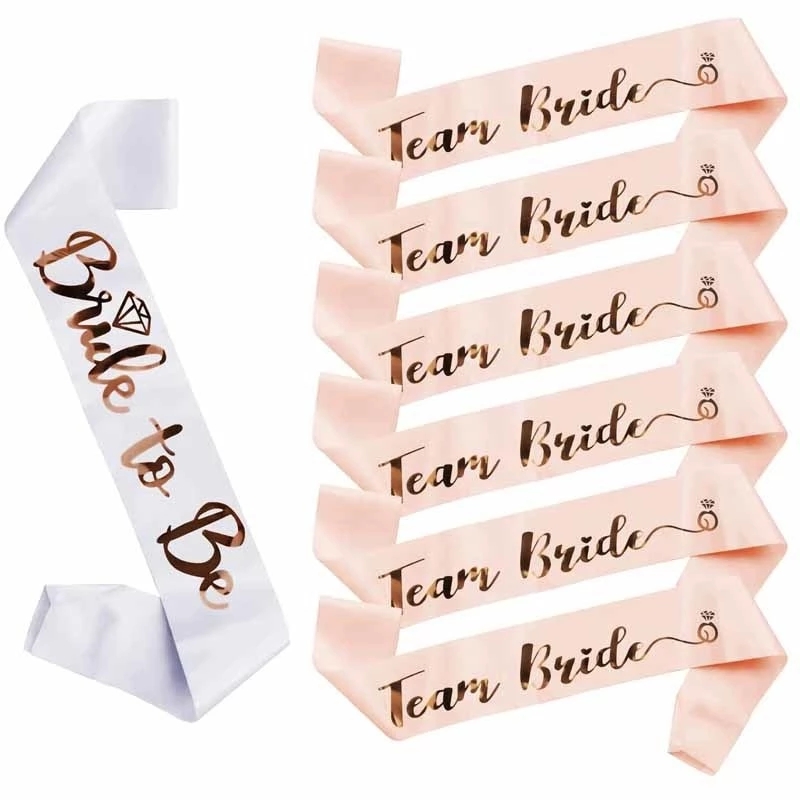 1Set Selempang Satin Pengantin - Bride Tribe Sash ulasan dan harga