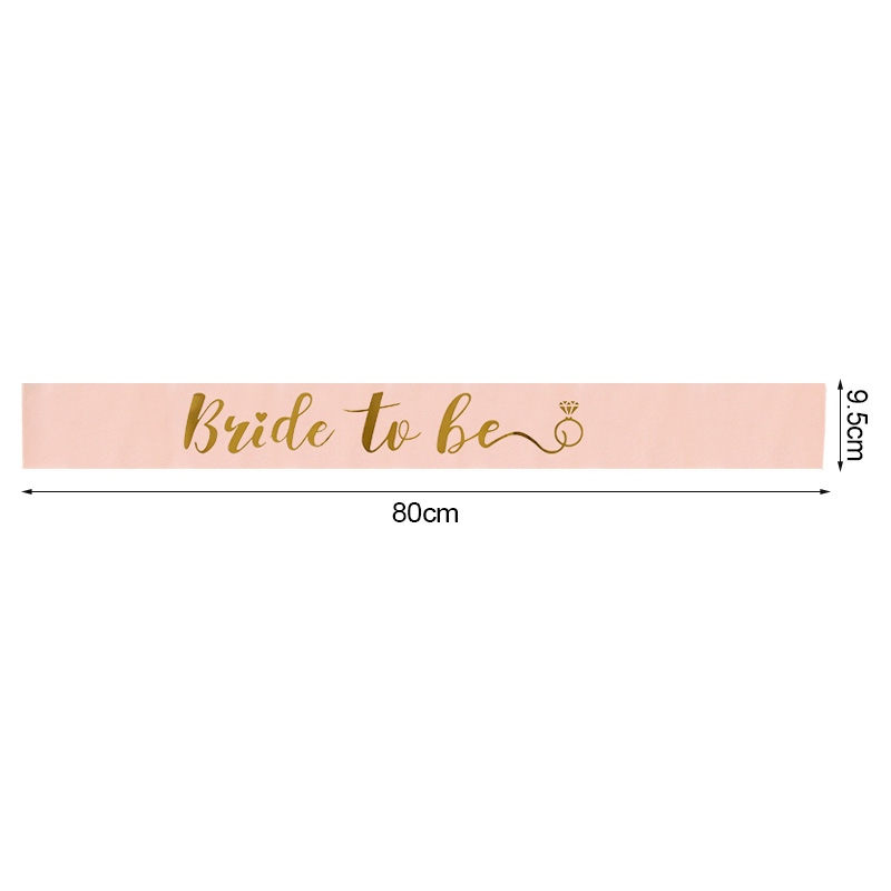 1Set Selempang Satin Pengantin - Bride Tribe Sash ulasan dan harga